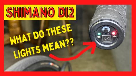 Shimano Di2 LED Lights Explained. What Do The Di2 LEDs 